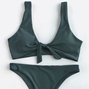 Gray bathing suit